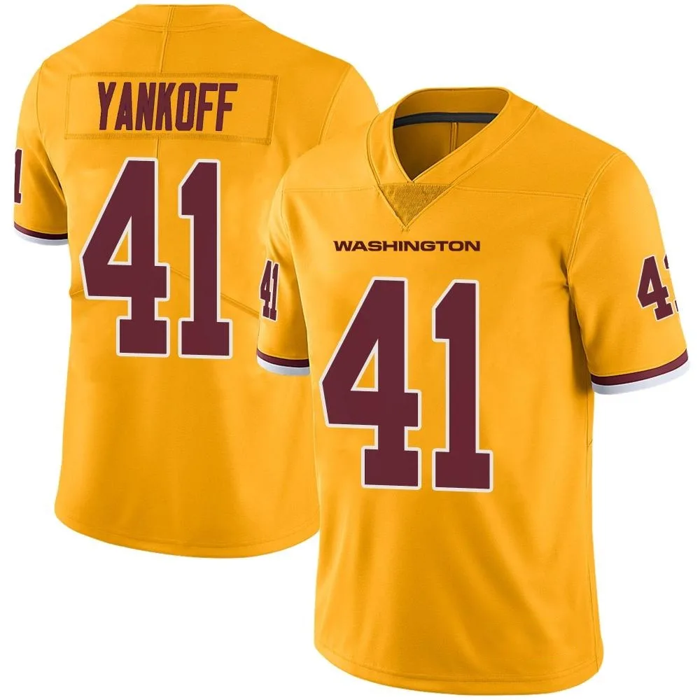 Youth Washington Commanders Colson Yankoff Nike Color Rush Limited Gold Jersey Youth Washington Commanders Colson Yankoff Nike Color Rush Limited Gold Jersey