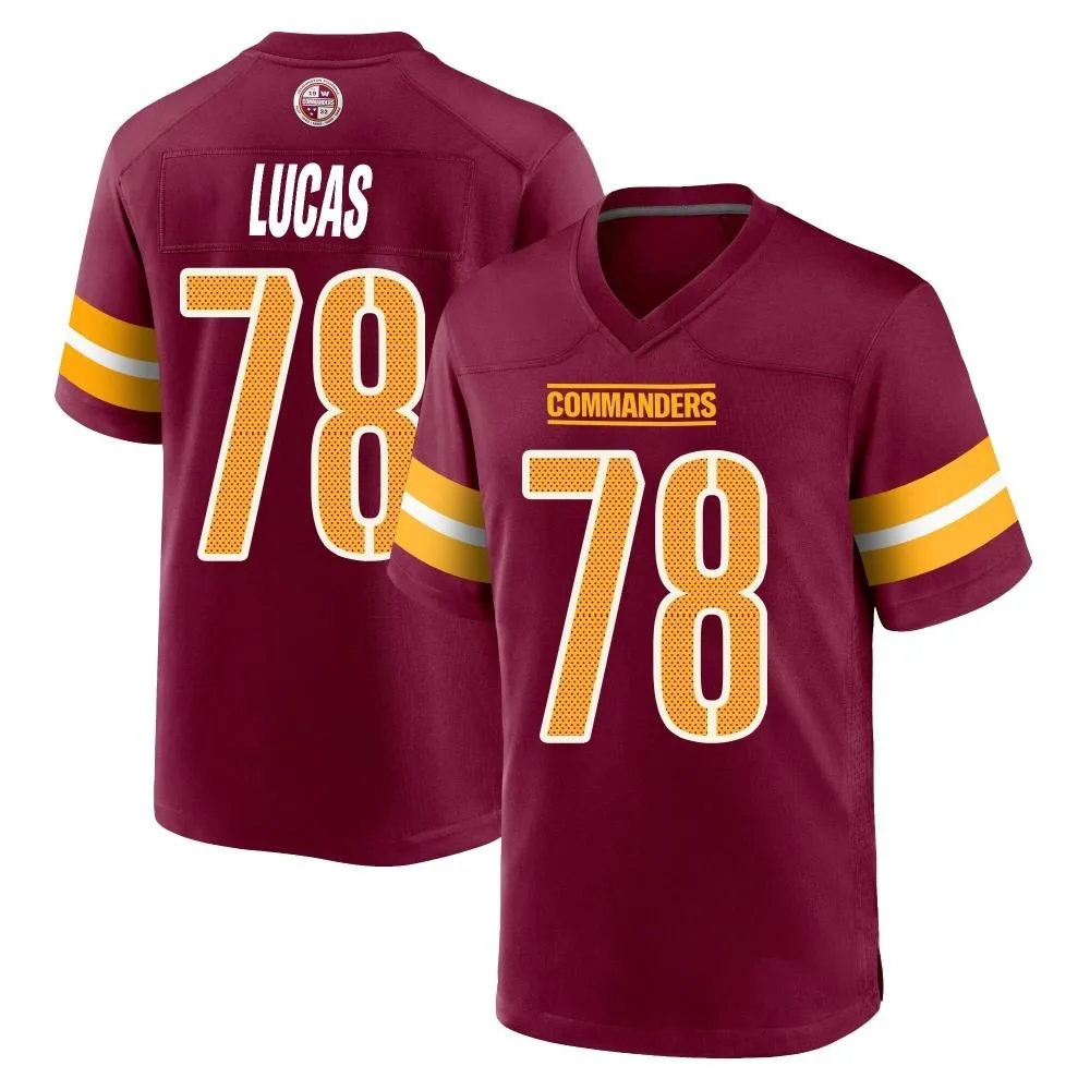 Youth Washington Commanders Cornelius Lucas Nike Burgundy Game Jersey Youth Washington Commanders Cornelius Lucas Nike Burgundy Game Jersey