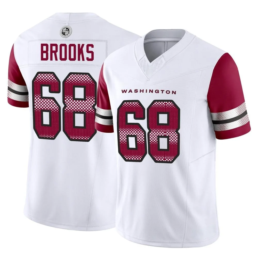 Men's Washington Commanders Curtis Brooks Nike Vapor F.U.S.E. Limited White Jersey Men's Washington Commanders Curtis Brooks Nike Vapor F.U.S.E. Limited White Jersey