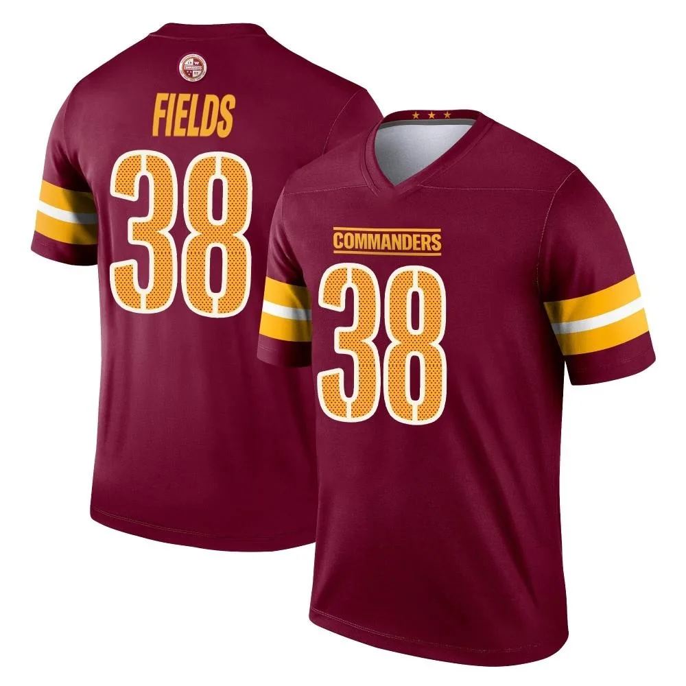 Men's Washington Commanders Damarcus Fields Nike Burgundy Legend Jersey Men's Washington Commanders Damarcus Fields Nike Burgundy Legend Jersey