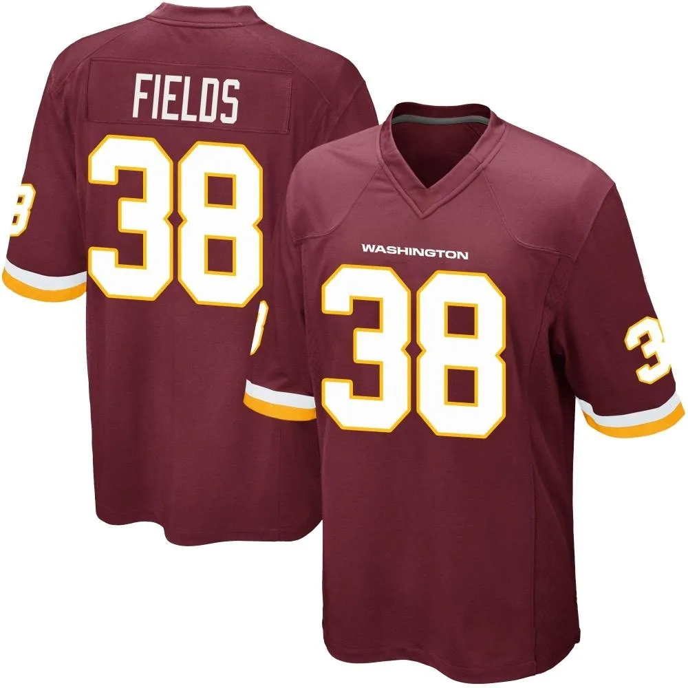Men's Washington Commanders Damarcus Fields Nike Burgundy Team Color Game Jersey Men's Washington Commanders Damarcus Fields Nike Burgundy Team Color Game Jersey