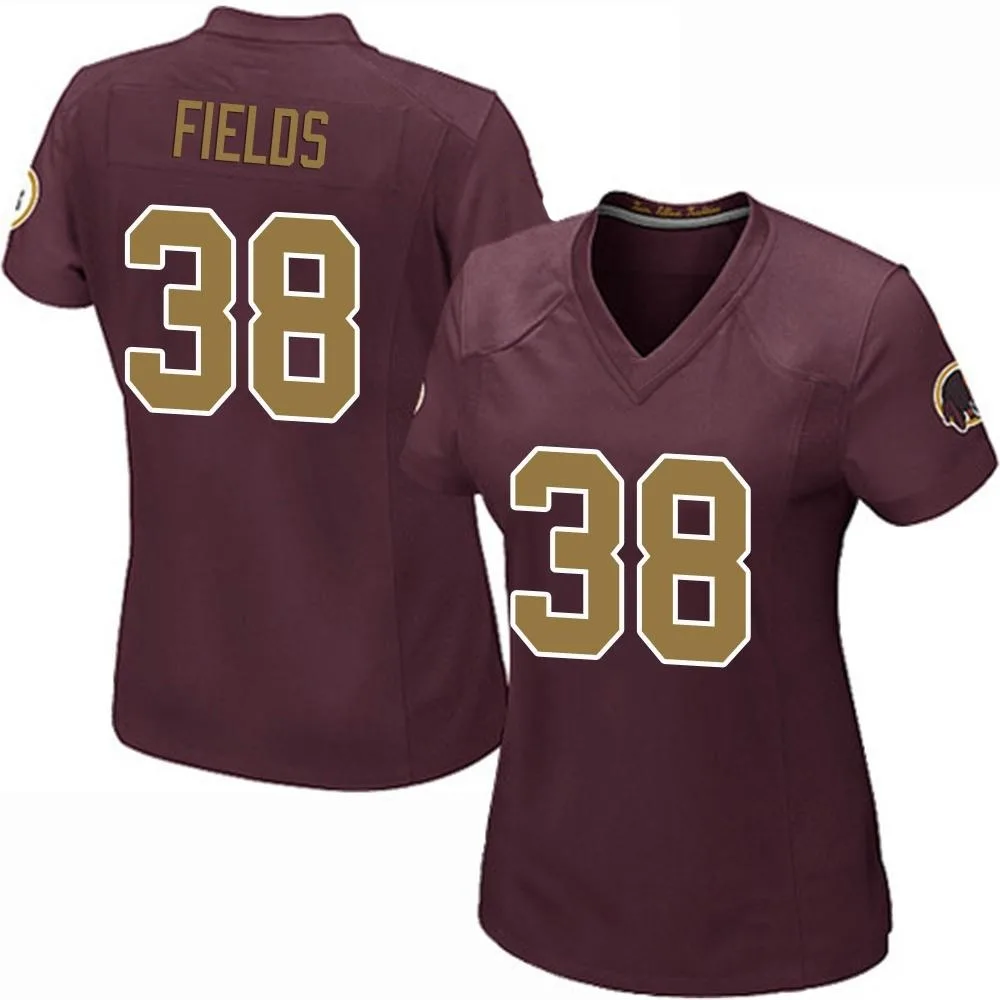Women's Washington Commanders Damarcus Fields Nike Burgundy Alternate Game Jersey Women's Washington Commanders Damarcus Fields Nike Burgundy Alternate Game Jersey