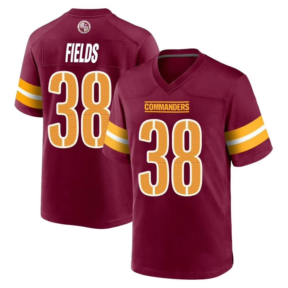 Youth Washington Commanders Damarcus Fields Nike Burgundy Game Jersey Youth Washington Commanders Damarcus Fields Nike Burgundy Game Jersey