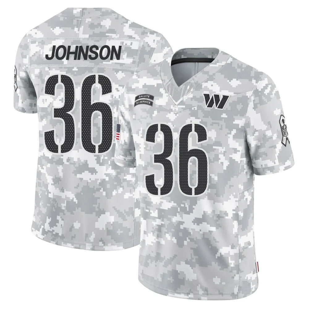 Men's Washington Commanders Danny Johnson Nike 2024 Salute to Service Limited Arctic Camo Jersey Men's Washington Commanders Danny Johnson Nike 2024 Salute to Service Limited Arctic Camo Jersey