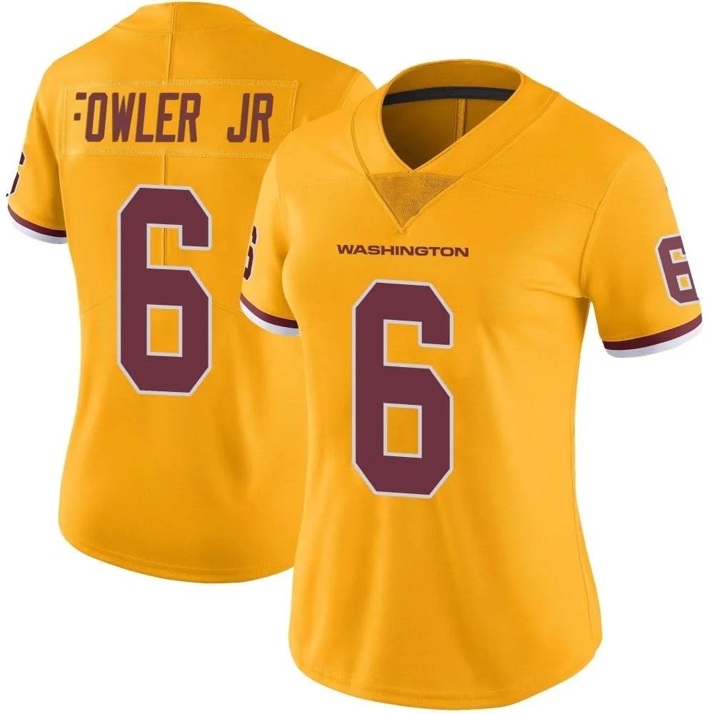 Women's Washington Commanders Dante Fowler Jr. Nike Color Rush Limited Gold Jersey Women's Washington Commanders Dante Fowler Jr. Nike Color Rush Limited Gold Jersey