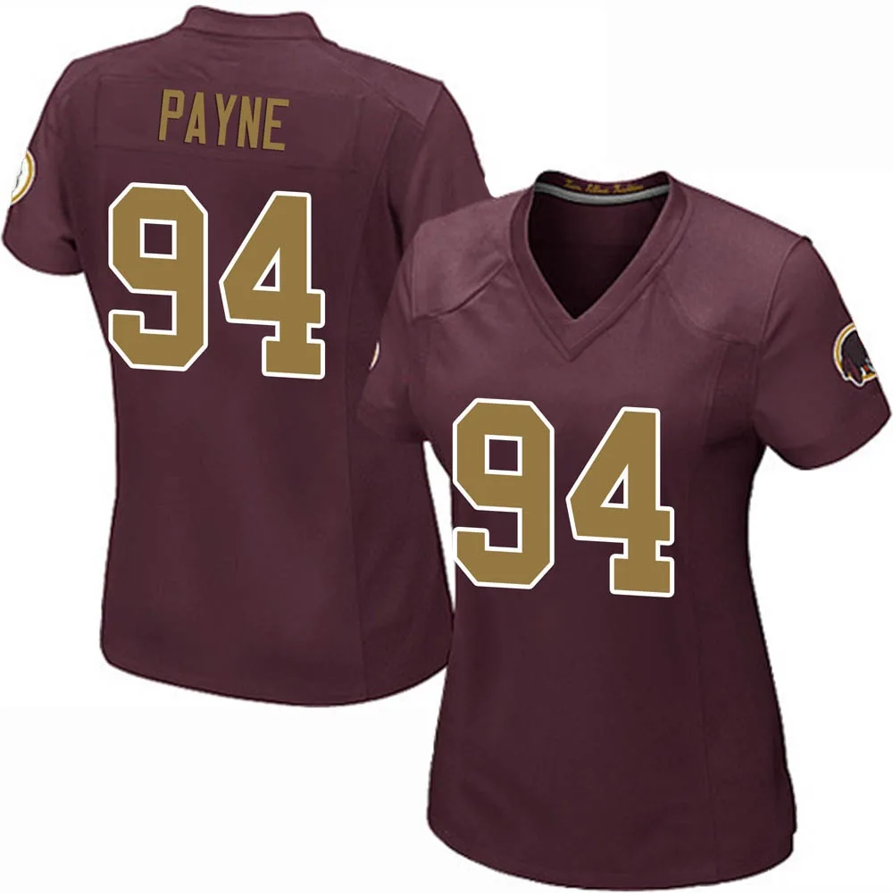Women's Washington Commanders Daron Payne Nike Burgundy Alternate Game Jersey Women's Washington Commanders Daron Payne Nike Burgundy Alternate Game Jersey