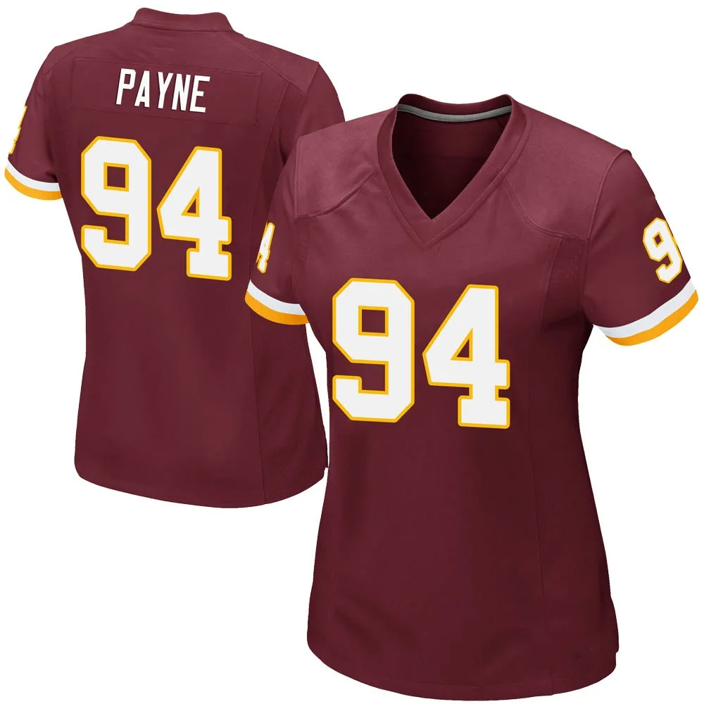 Women's Washington Commanders Daron Payne Nike Burgundy Team Color Game Jersey Women's Washington Commanders Daron Payne Nike Burgundy Team Color Game Jersey