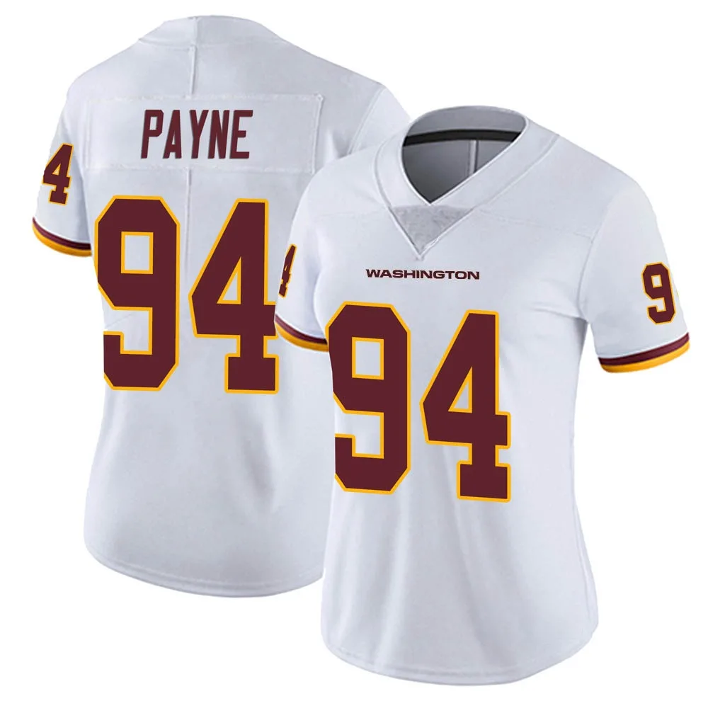 Women's Washington Commanders Daron Payne Nike Vapor Untouchable Limited White Jersey Women's Washington Commanders Daron Payne Nike Vapor Untouchable Limited White Jersey