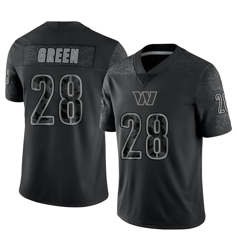 Men's Washington Commanders Darrell Green Nike Reflective Limited Black Jersey Men's Washington Commanders Darrell Green Nike Reflective Limited Black Jersey