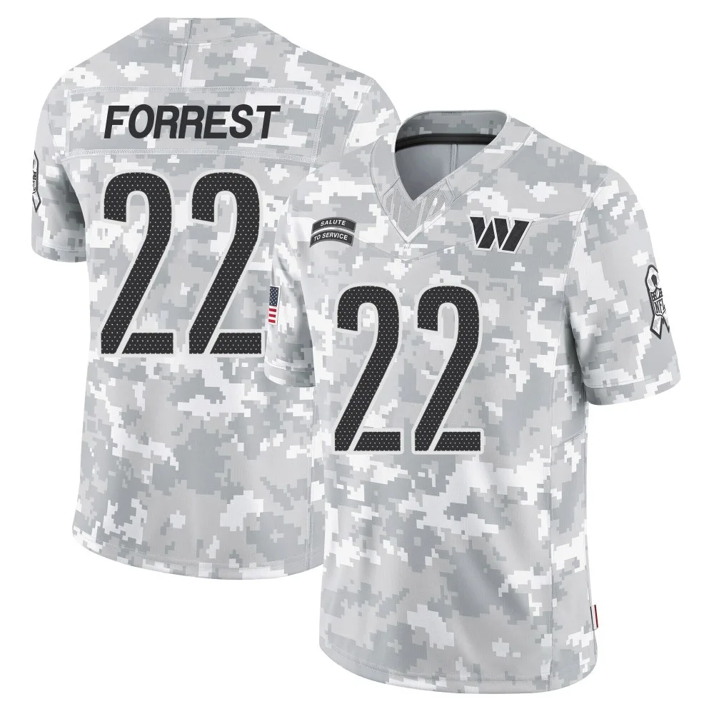 Youth Washington Commanders Darrick Forrest Nike 2024 Salute to Service Limited Arctic Camo Jersey Youth Washington Commanders Darrick Forrest Nike 2024 Salute to Service Limited Arctic Camo Jersey