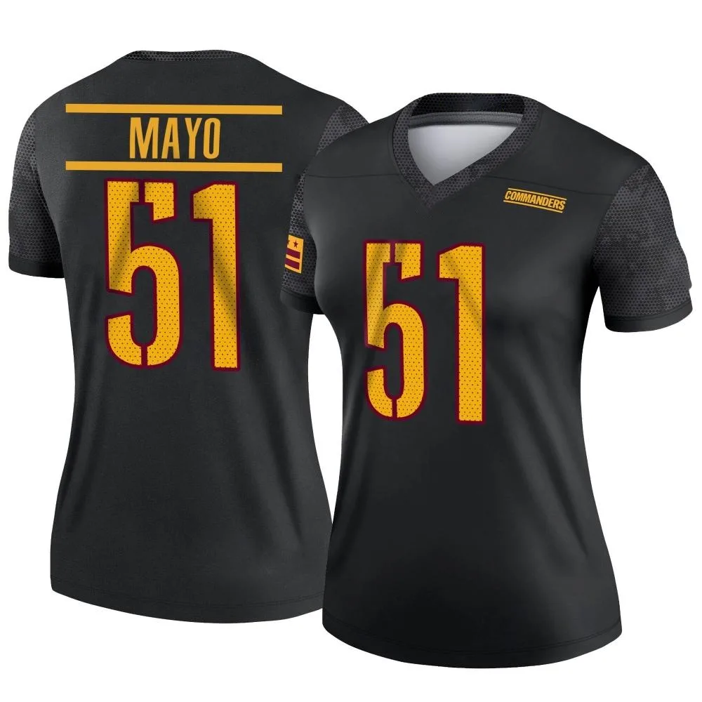 Women's Washington Commanders David Mayo Nike Alternate Legend Black Jersey Women's Washington Commanders David Mayo Nike Alternate Legend Black Jersey