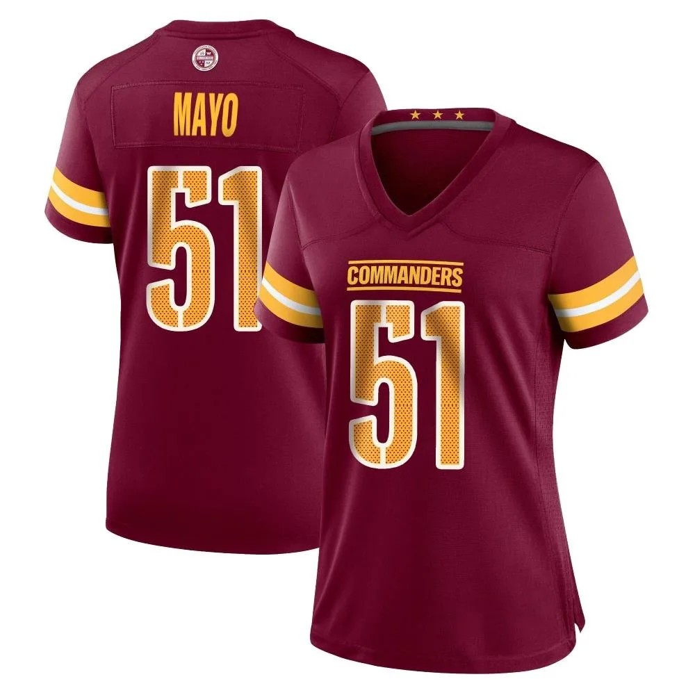 Women's Washington Commanders David Mayo Nike Burgundy Game Jersey Women's Washington Commanders David Mayo Nike Burgundy Game Jersey