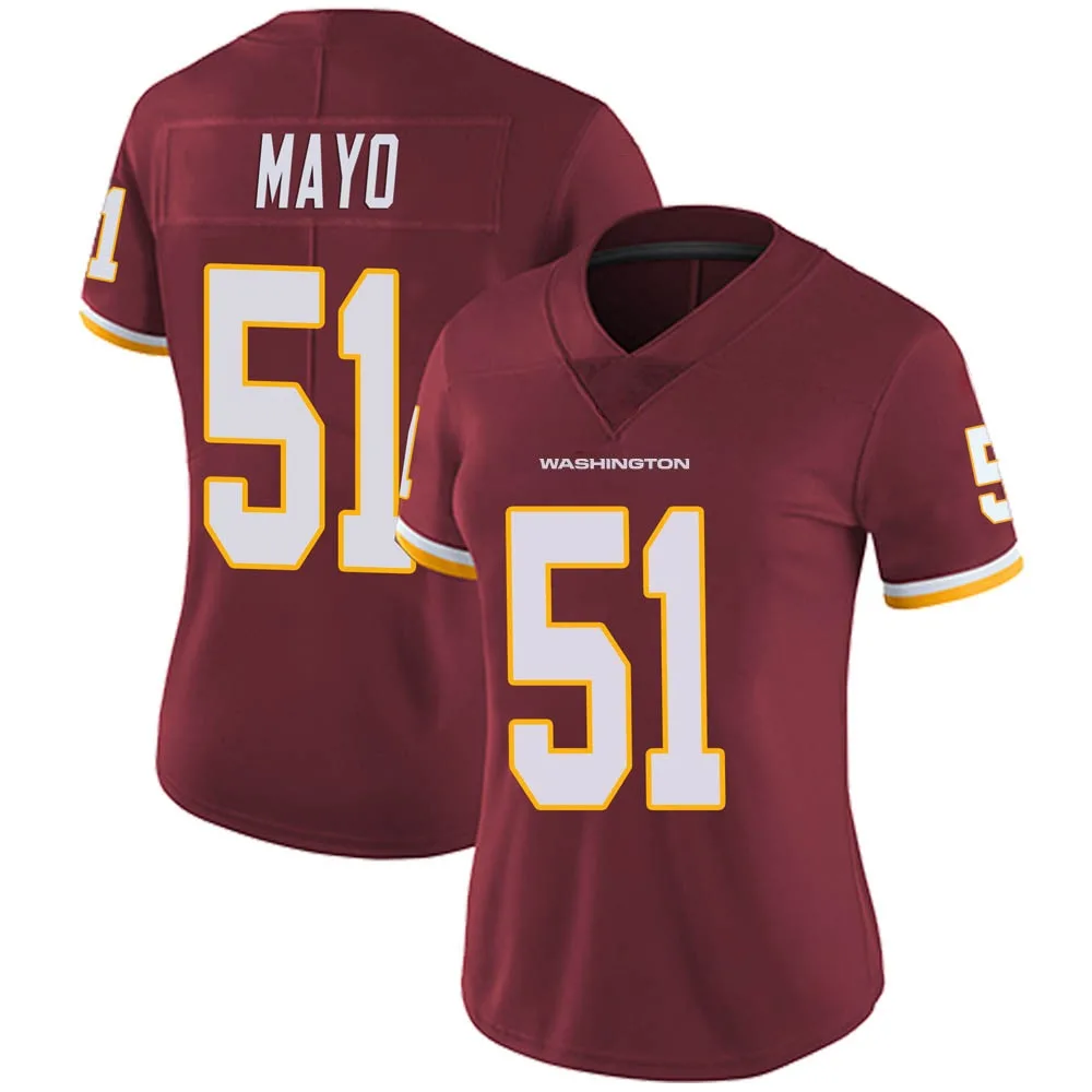 Women's Washington Commanders David Mayo Nike Burgundy Team Color Vapor Untouchable Limited Jersey Women's Washington Commanders David Mayo Nike Burgundy Team Color Vapor Untouchable Limited Jersey