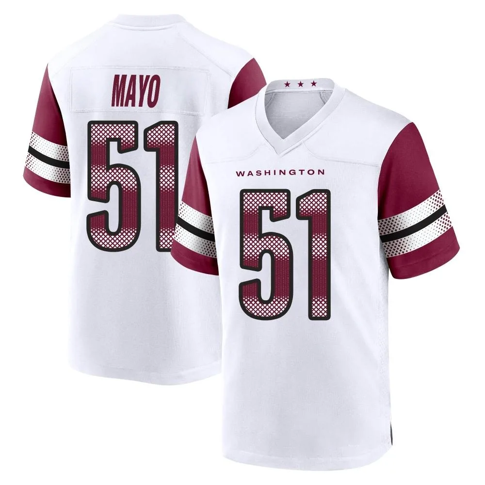 Youth Washington Commanders David Mayo Nike Game White Jersey Youth Washington Commanders David Mayo Nike Game White Jersey