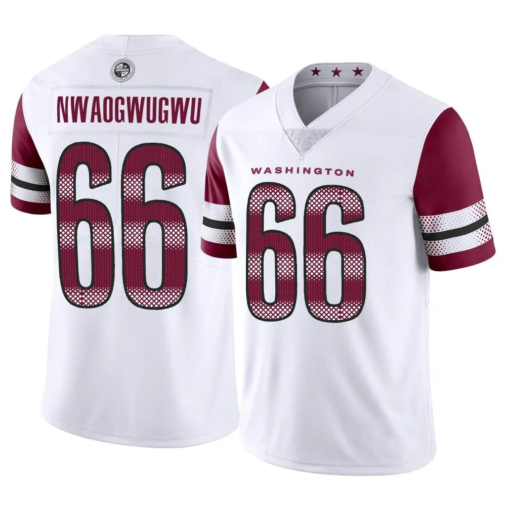 Men's Washington Commanders David Nwaogwugwu Nike Vapor Limited White Jersey Men's Washington Commanders David Nwaogwugwu Nike Vapor Limited White Jersey