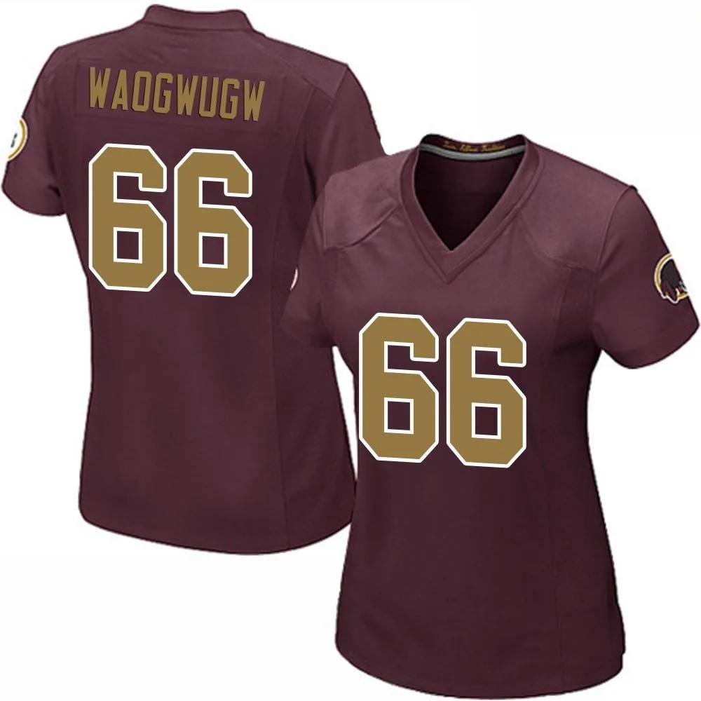 Women's Washington Commanders David Nwaogwugwu Nike Burgundy Alternate Game Jersey Women's Washington Commanders David Nwaogwugwu Nike Burgundy Alternate Game Jersey