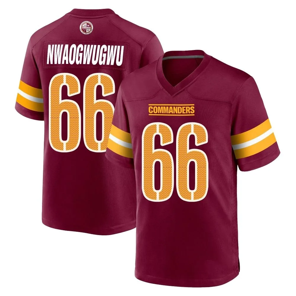 Youth Washington Commanders David Nwaogwugwu Nike Burgundy Game Jersey Youth Washington Commanders David Nwaogwugwu Nike Burgundy Game Jersey