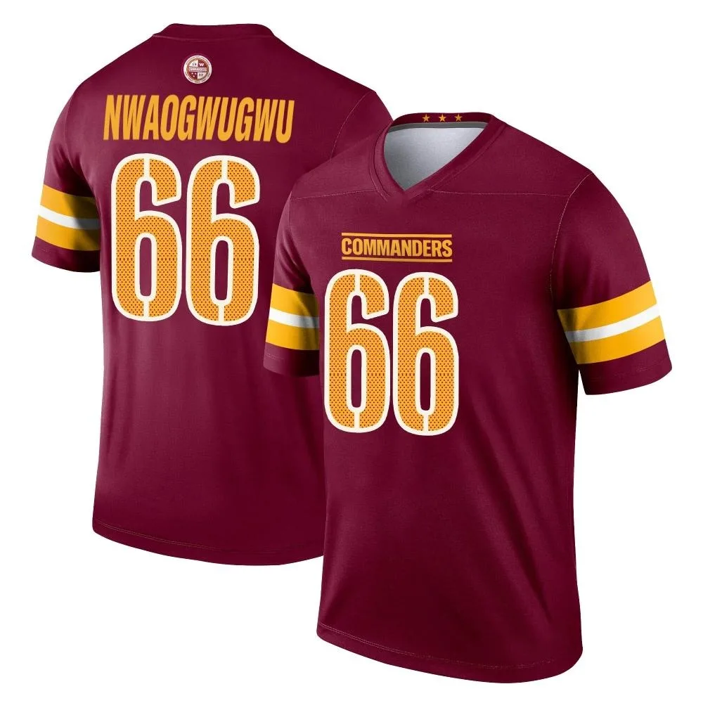 Youth Washington Commanders David Nwaogwugwu Nike Burgundy Legend Jersey Youth Washington Commanders David Nwaogwugwu Nike Burgundy Legend Jersey