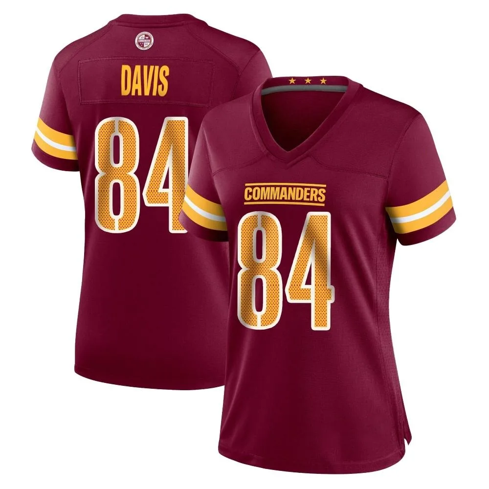Women's Washington Commanders Davion Davis Nike Burgundy Game Jersey Women's Washington Commanders Davion Davis Nike Burgundy Game Jersey