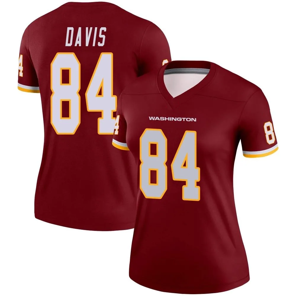 Women's Washington Commanders Davion Davis Nike Burgundy Legend Jersey Women's Washington Commanders Davion Davis Nike Burgundy Legend Jersey