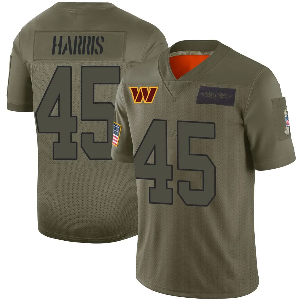 Men's Washington Commanders De'jon Harris Nike 2019 Salute to Service Limited Camo Jersey Men's Washington Commanders De'jon Harris Nike 2019 Salute to Service Limited Camo Jersey