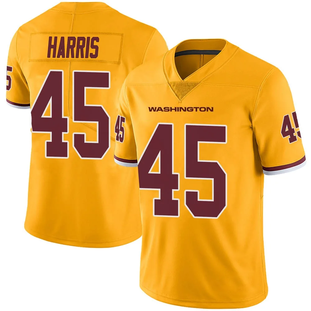 Youth Washington Commanders De'jon Harris Nike Color Rush Limited Gold Jersey Youth Washington Commanders De'jon Harris Nike Color Rush Limited Gold Jersey