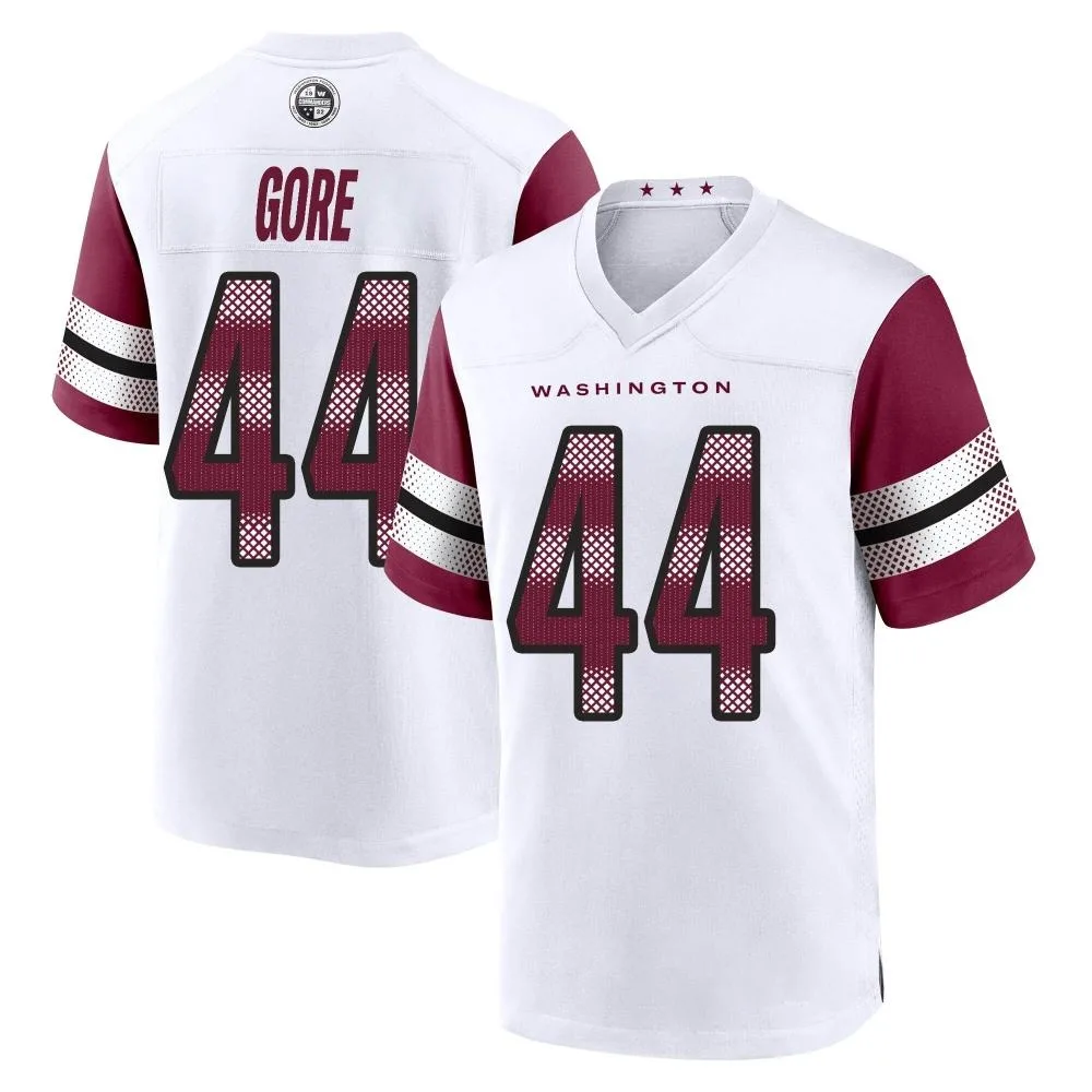 Men's Washington Commanders Derrick Gore Nike Game White Jersey Men's Washington Commanders Derrick Gore Nike Game White Jersey