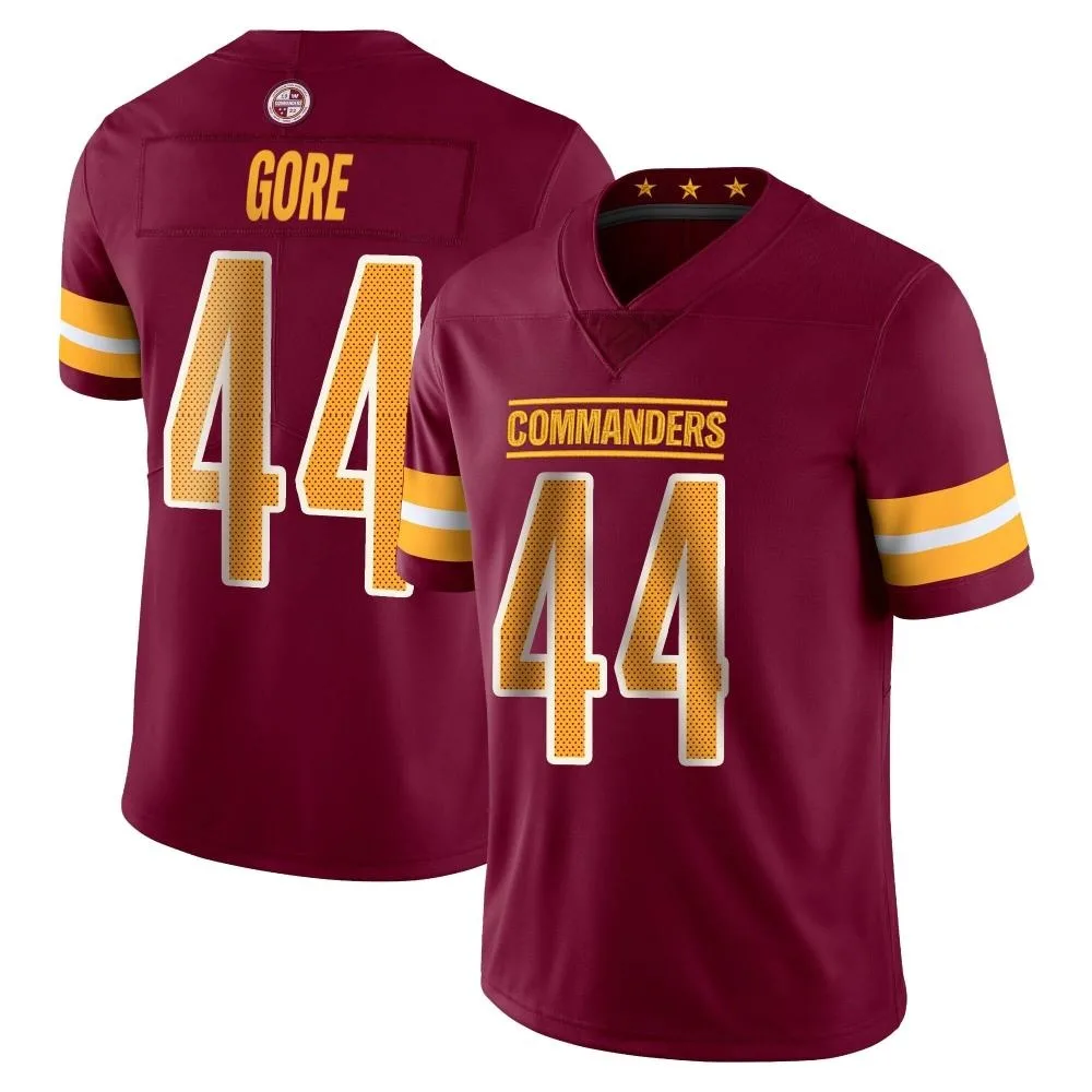 Men's Washington Commanders Derrick Gore Nike Vapor Burgundy Limited Jersey Men's Washington Commanders Derrick Gore Nike Vapor Burgundy Limited Jersey