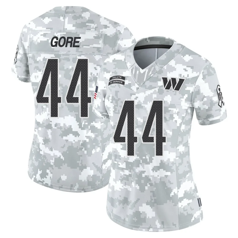Women's Washington Commanders Derrick Gore Nike 2024 Salute to Service Limited Arctic Camo Jersey Women's Washington Commanders Derrick Gore Nike 2024 Salute to Service Limited Arctic Camo Jersey