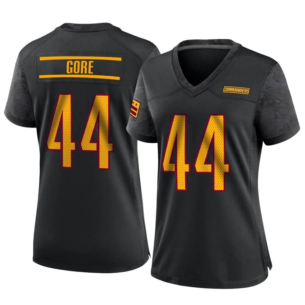 Women's Washington Commanders Derrick Gore Nike Alternate Game Black Jersey Women's Washington Commanders Derrick Gore Nike Alternate Game Black Jersey