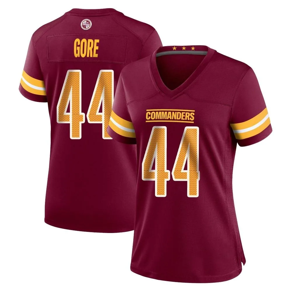 Women's Washington Commanders Derrick Gore Nike Burgundy Game Jersey Women's Washington Commanders Derrick Gore Nike Burgundy Game Jersey