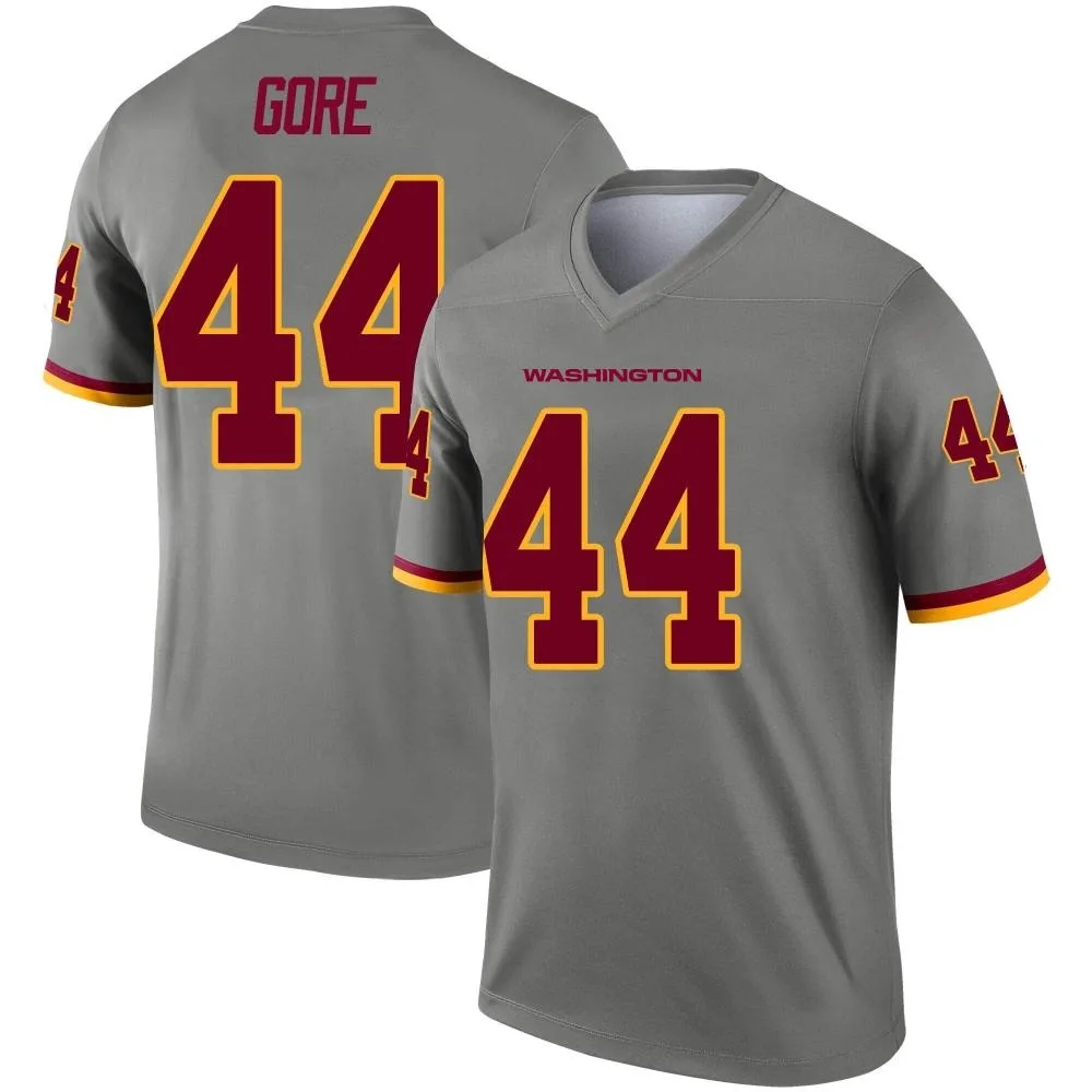 Youth Washington Commanders Derrick Gore Nike Inverted Legend Gray Jersey Youth Washington Commanders Derrick Gore Nike Inverted Legend Gray Jersey