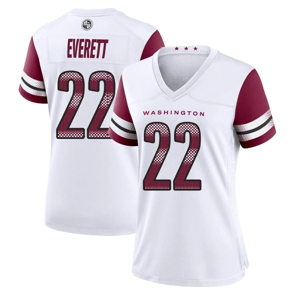 Women's Washington Commanders Deshazor Everett Nike Game White Jersey Women's Washington Commanders Deshazor Everett Nike Game White Jersey