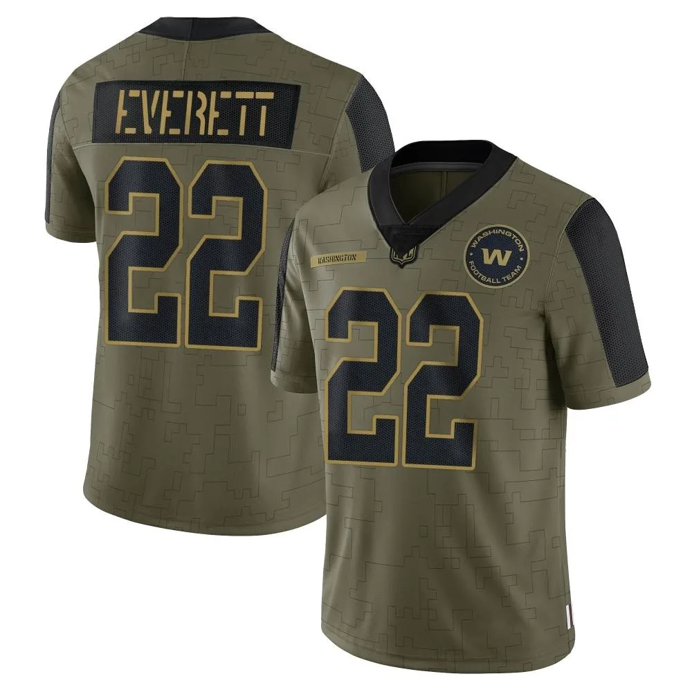 Youth Washington Commanders Deshazor Everett Nike 2021 Salute To Service Limited Olive Jersey Youth Washington Commanders Deshazor Everett Nike 2021 Salute To Service Limited Olive Jersey