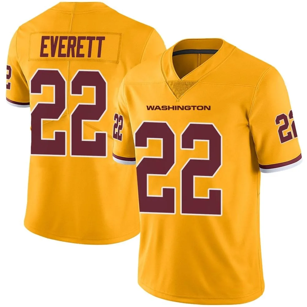 Youth Washington Commanders Deshazor Everett Nike Color Rush Limited Gold Jersey Youth Washington Commanders Deshazor Everett Nike Color Rush Limited Gold Jersey