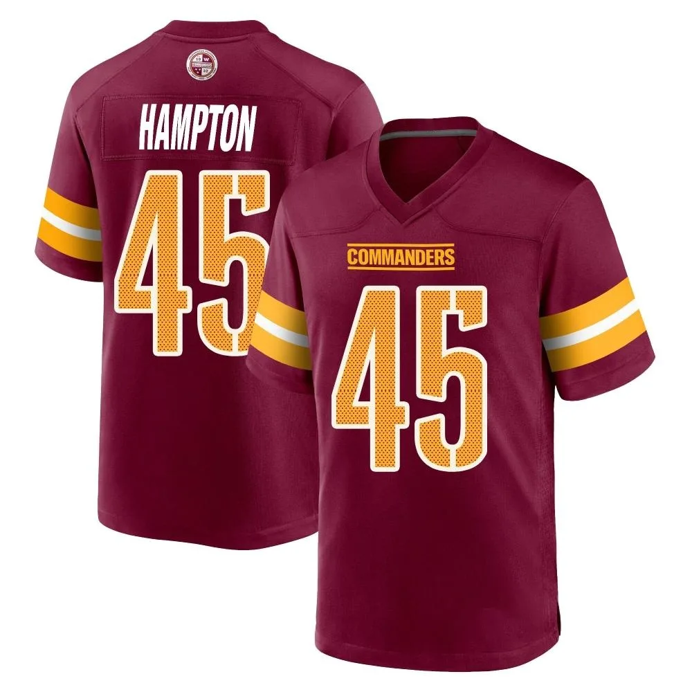Men's Washington Commanders Dominique Hampton Nike Burgundy Game Jersey Men's Washington Commanders Dominique Hampton Nike Burgundy Game Jersey