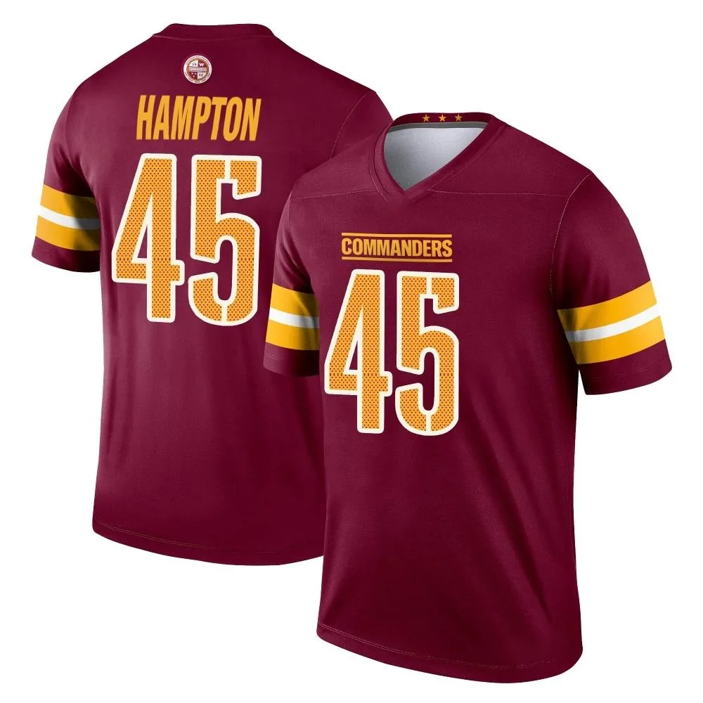 Youth Washington Commanders Dominique Hampton Nike Burgundy Legend Jersey Youth Washington Commanders Dominique Hampton Nike Burgundy Legend Jersey
