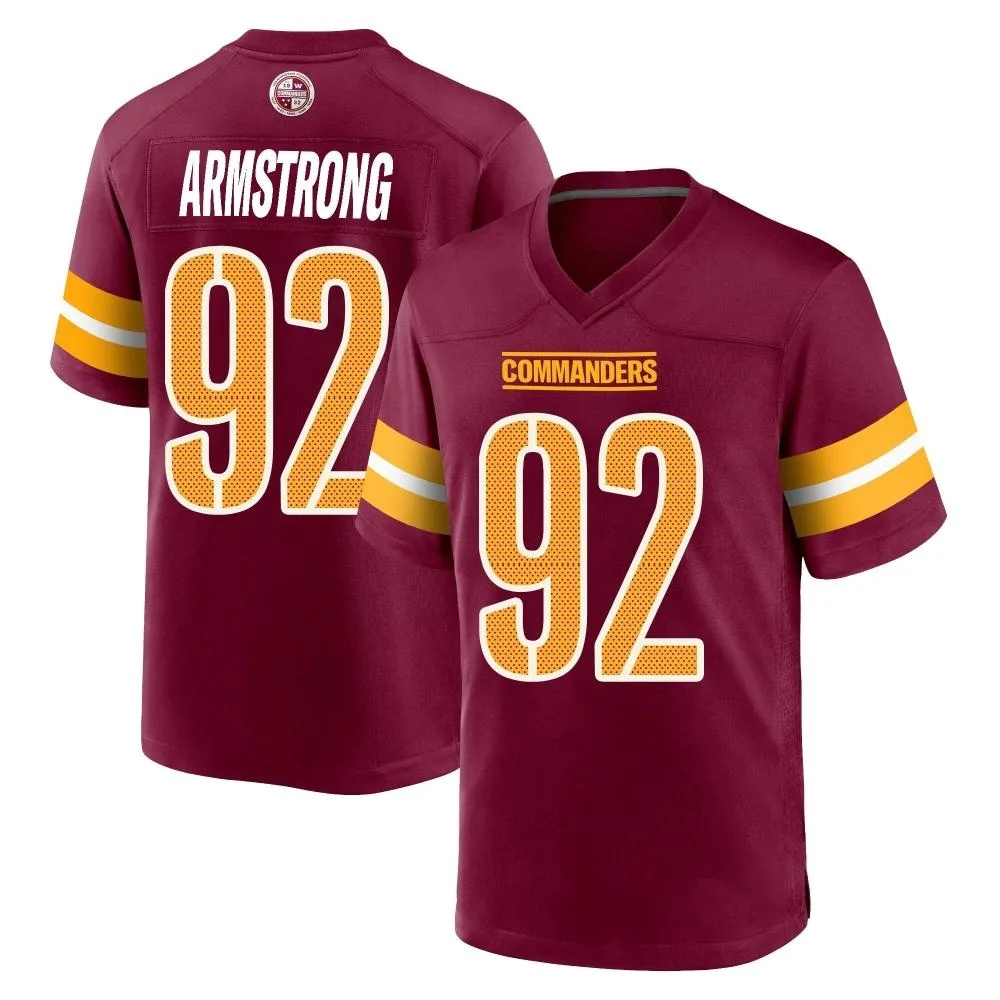 Men's Washington Commanders Dorance Armstrong Nike Burgundy Game Jersey Men's Washington Commanders Dorance Armstrong Nike Burgundy Game Jersey