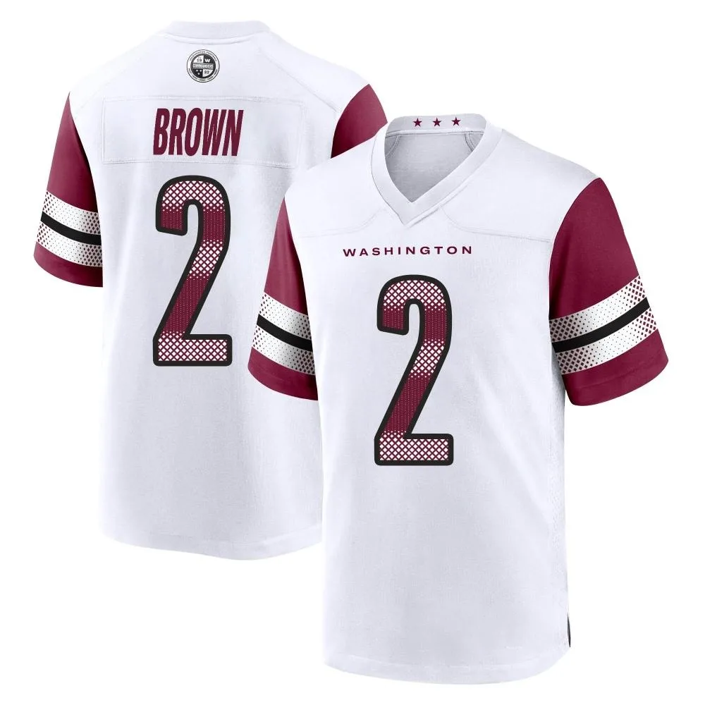 Men's Washington Commanders Dyami Brown Nike Game White Jersey Men's Washington Commanders Dyami Brown Nike Game White Jersey