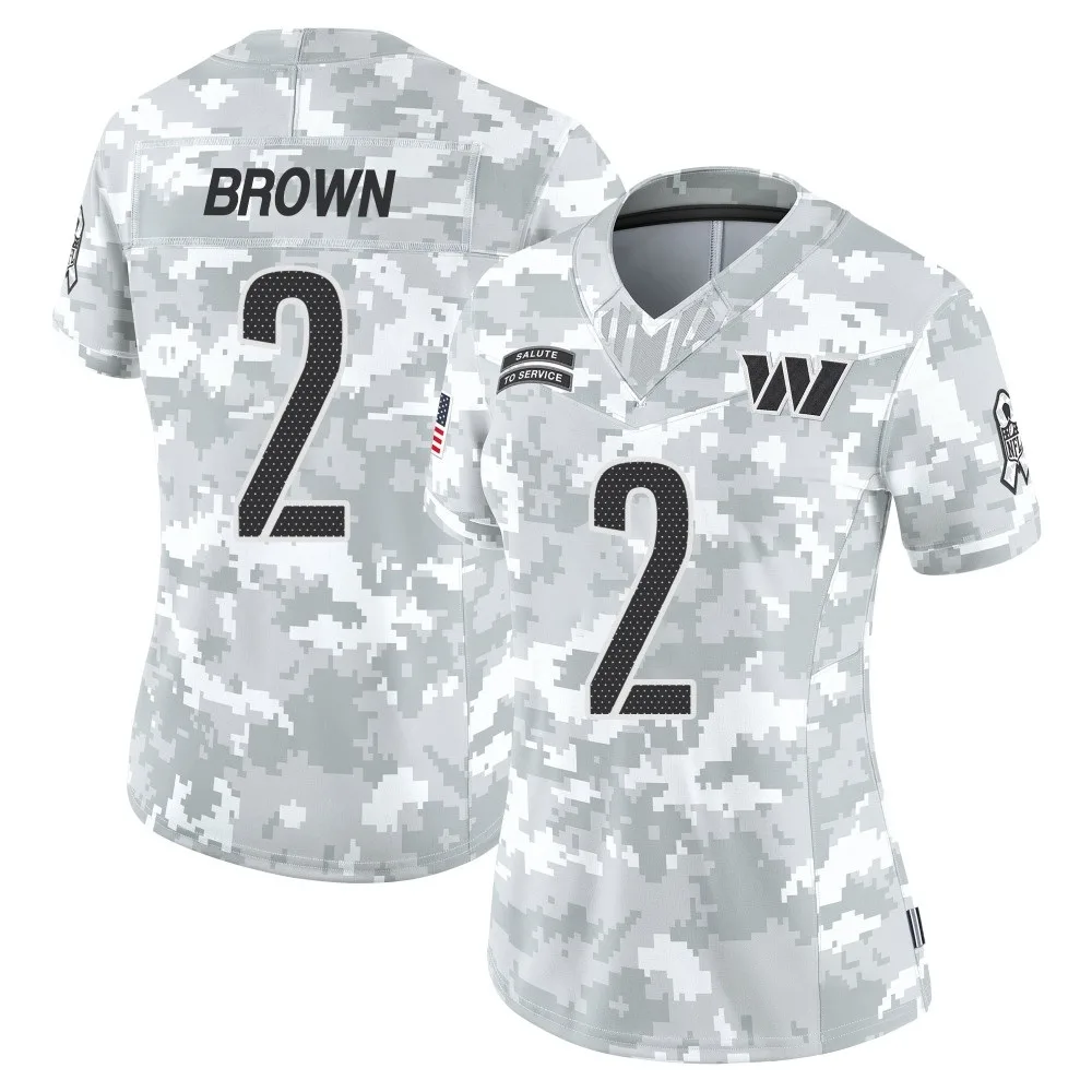 Women's Washington Commanders Dyami Brown Nike 2024 Salute to Service Limited Arctic Camo Jersey Women's Washington Commanders Dyami Brown Nike 2024 Salute to Service Limited Arctic Camo Jersey