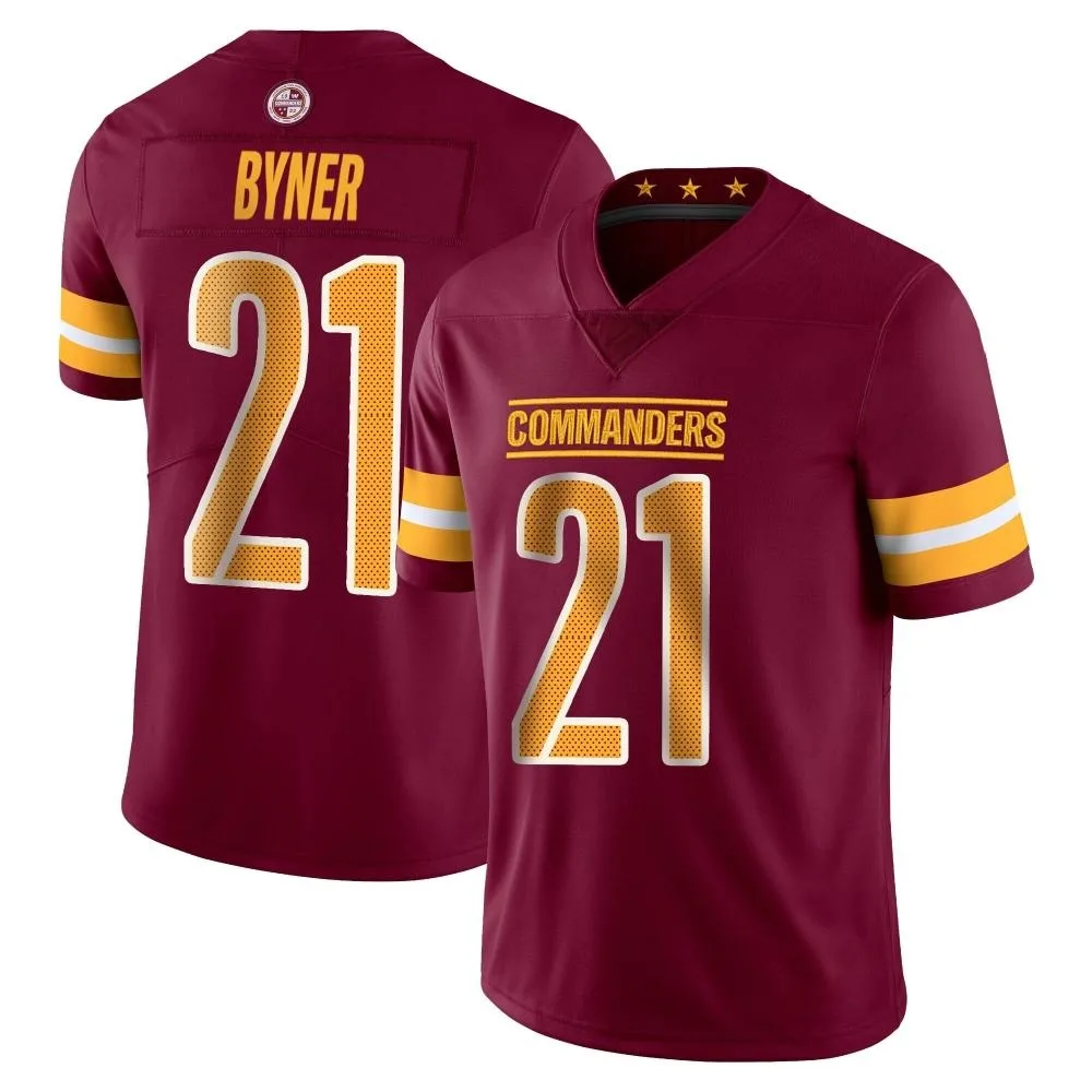 Men's Washington Commanders Earnest Byner Nike Vapor Burgundy Limited Jersey Men's Washington Commanders Earnest Byner Nike Vapor Burgundy Limited Jersey