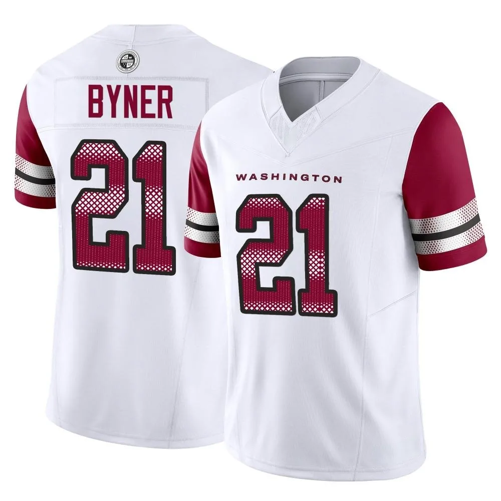 Men's Washington Commanders Earnest Byner Nike Vapor F.U.S.E. Limited White Jersey Men's Washington Commanders Earnest Byner Nike Vapor F.U.S.E. Limited White Jersey