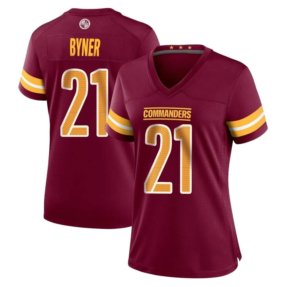 Women's Washington Commanders Earnest Byner Nike Burgundy Game Jersey Women's Washington Commanders Earnest Byner Nike Burgundy Game Jersey