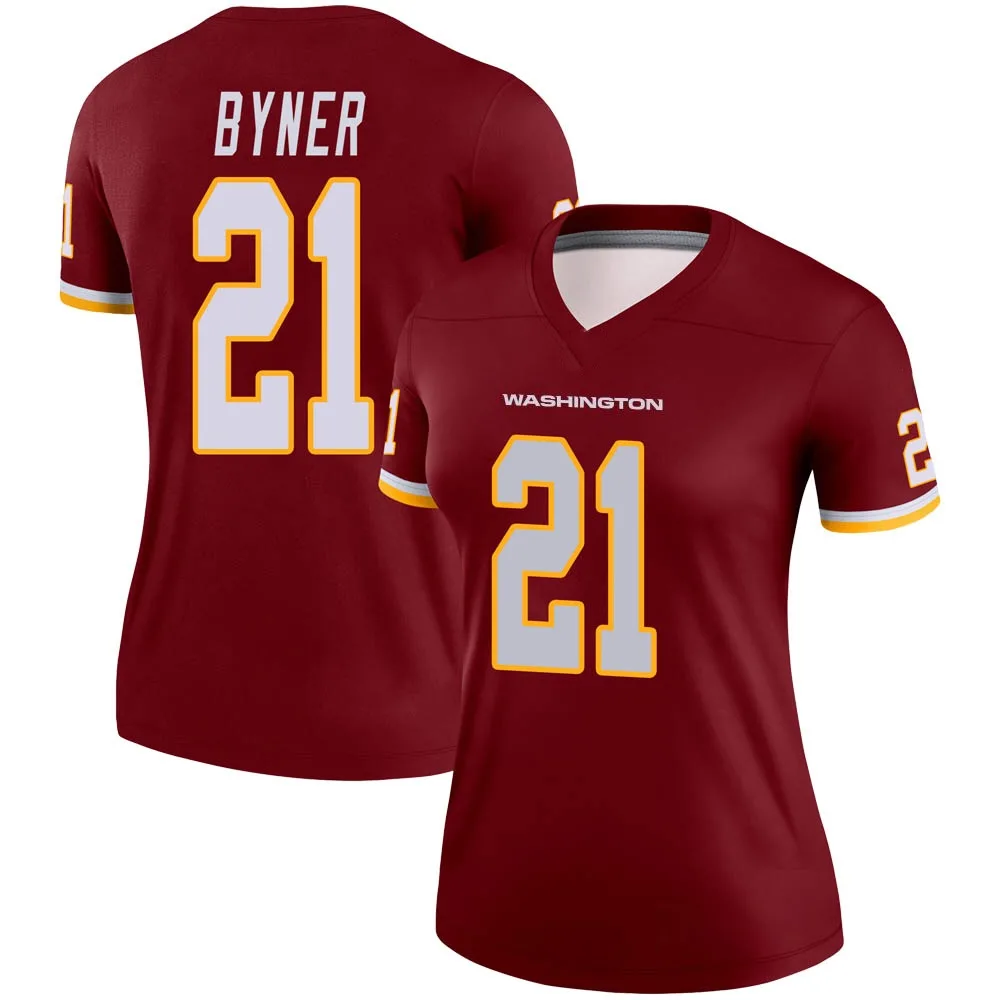 Women's Washington Commanders Earnest Byner Nike Burgundy Legend Jersey Women's Washington Commanders Earnest Byner Nike Burgundy Legend Jersey