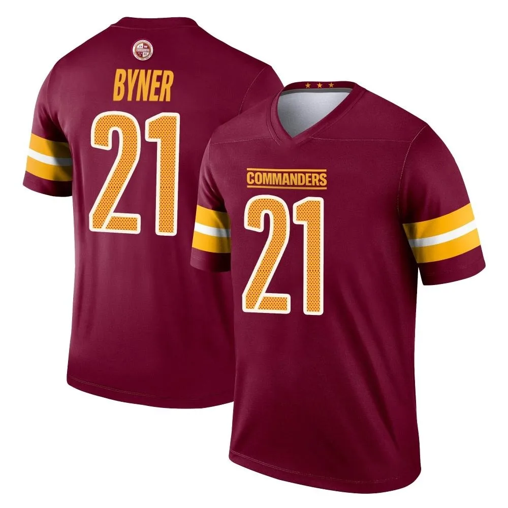 Youth Washington Commanders Earnest Byner Nike Burgundy Legend Jersey Youth Washington Commanders Earnest Byner Nike Burgundy Legend Jersey