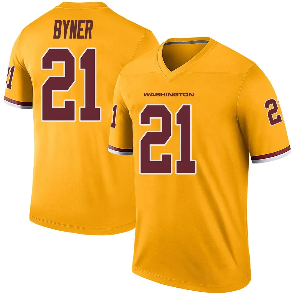 Youth Washington Commanders Earnest Byner Nike Color Rush Legend Gold Jersey Youth Washington Commanders Earnest Byner Nike Color Rush Legend Gold Jersey