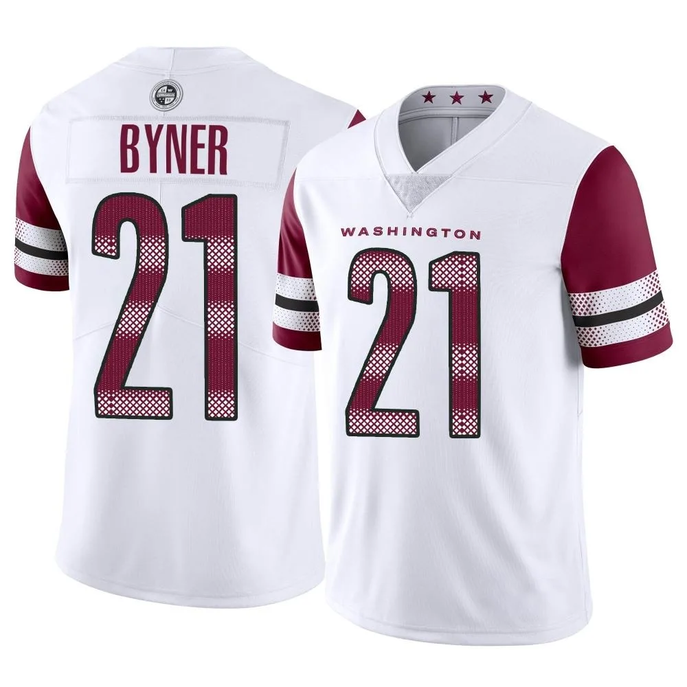 Youth Washington Commanders Earnest Byner Nike Vapor Limited White Jersey Youth Washington Commanders Earnest Byner Nike Vapor Limited White Jersey