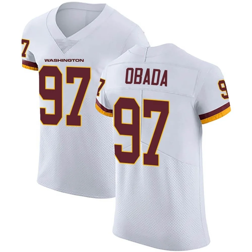 Men's Washington Commanders Efe Obada Nike Vapor Untouchable Elite White Jersey Men's Washington Commanders Efe Obada Nike Vapor Untouchable Elite White Jersey