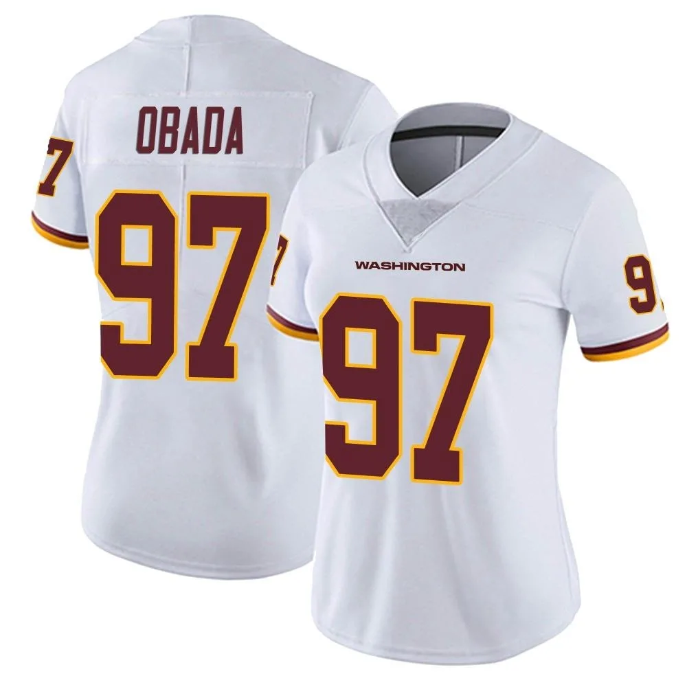 Women's Washington Commanders Efe Obada Nike Vapor Untouchable Limited White Jersey Women's Washington Commanders Efe Obada Nike Vapor Untouchable Limited White Jersey