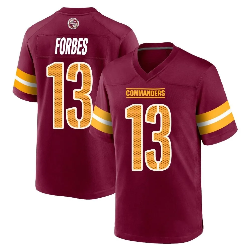 Youth Washington Commanders Emmanuel Forbes Jr. Nike Burgundy Game Jersey Youth Washington Commanders Emmanuel Forbes Jr. Nike Burgundy Game Jersey